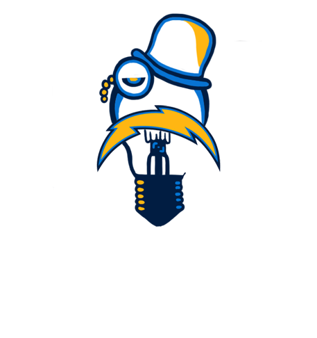 San Diego Chargers British Gentleman Logo iron on transfers
